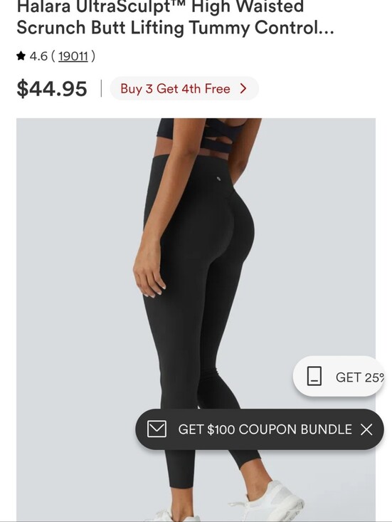 HALARA Pants - (3) Bundle Halara  Small Ultra Sculpt full Length Leggings Black